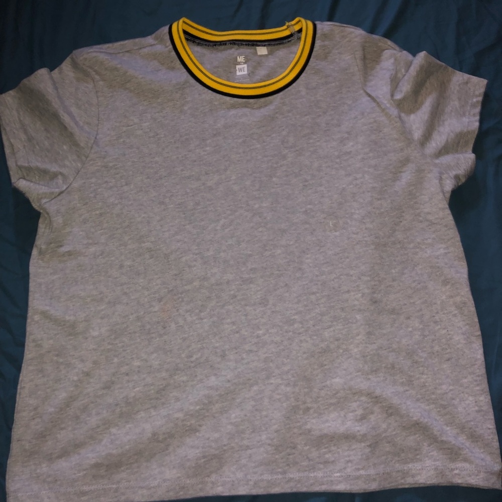 Gray and yellow t (new and never worn!)